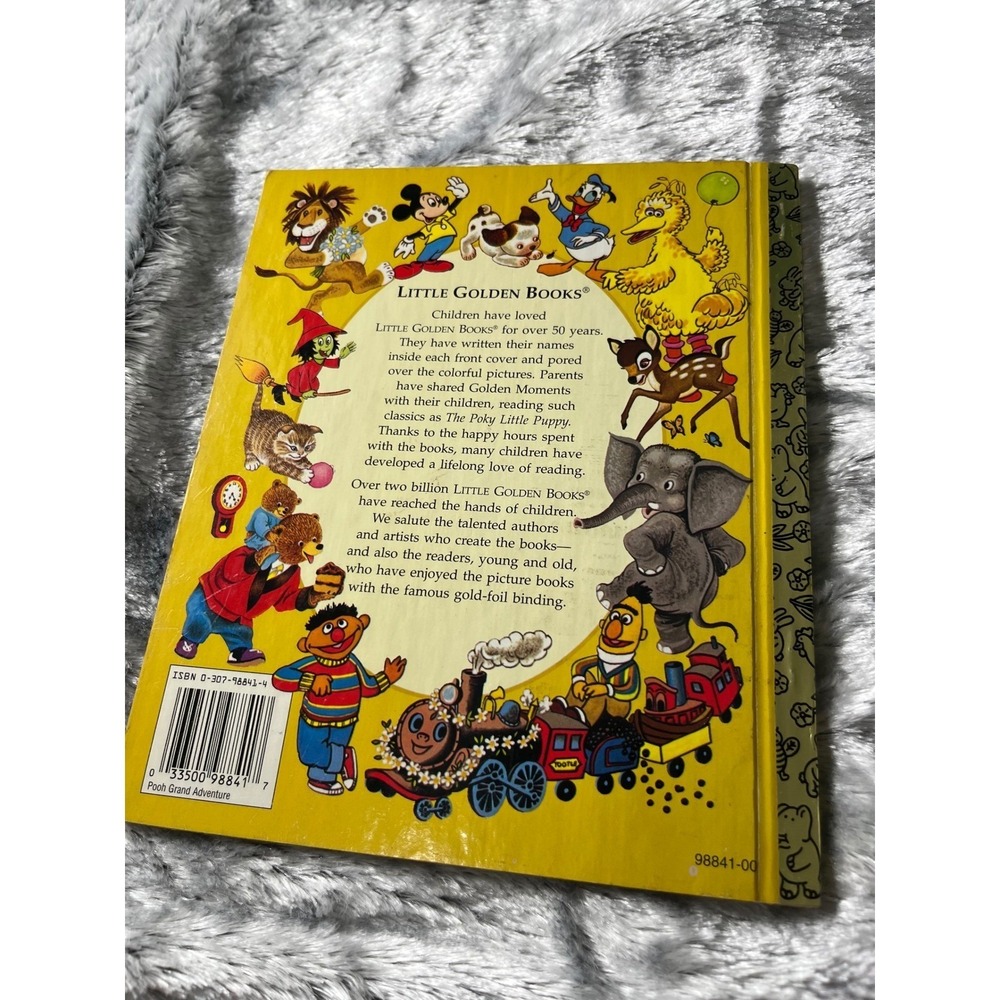 Little Golden Book 1997 Disney Pooh's Grand Adventure Excellent First Edition - Picture 7 of 7